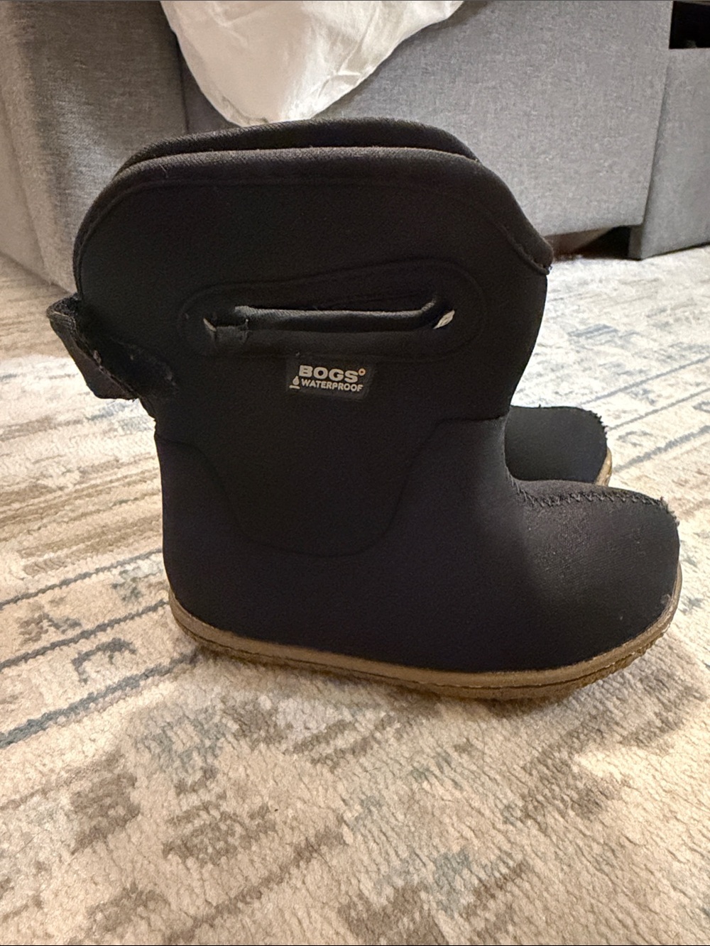 Bogs Kids Black Waterproof Rain & Snow Boots